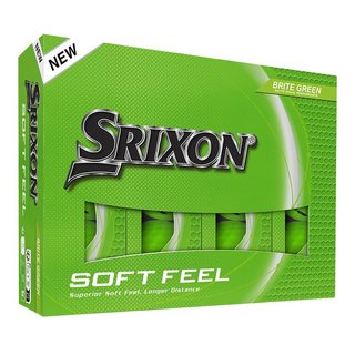 Srixon Soft Feel Brite Golfbälle, grün
