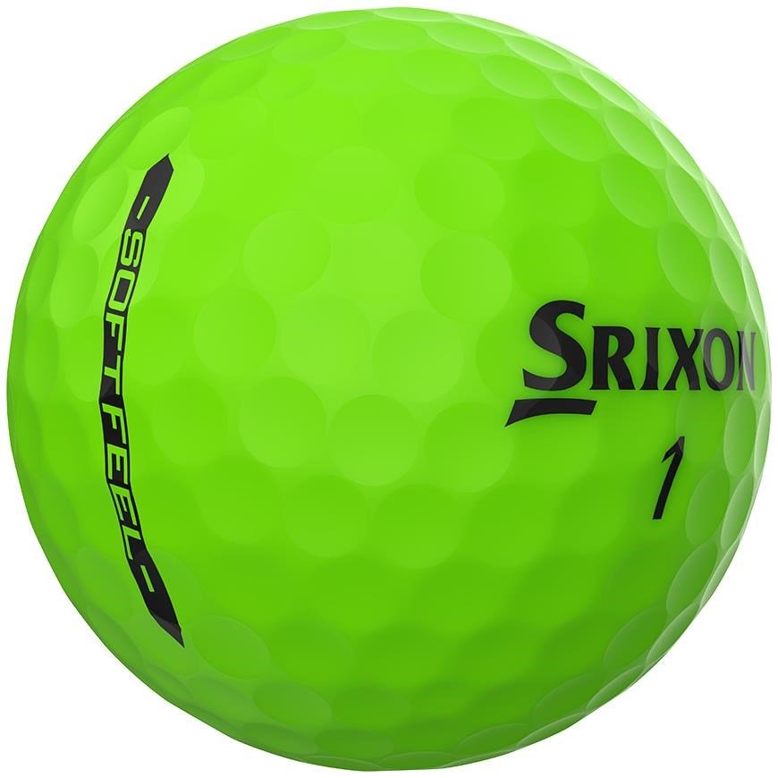 Srixon Soft Feel Brite Golfbälle, grün