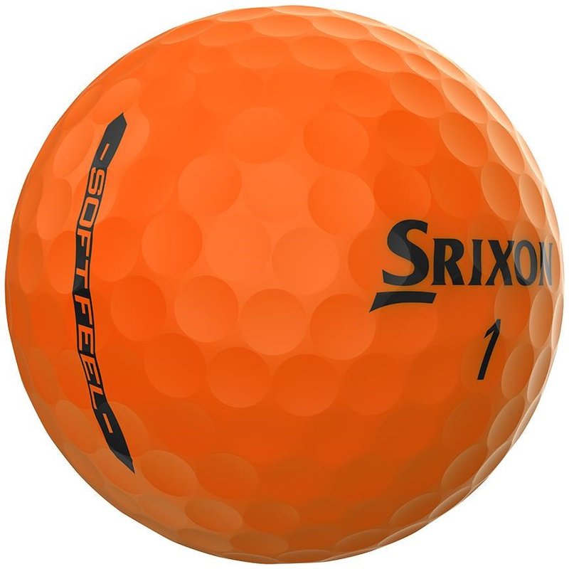 Srixon Soft Feel Brite Golfbälle, orange