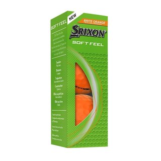 Srixon Soft Feel Brite Golfbälle, orange