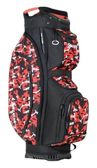 Srixon Premium Cartbag, black/red camo