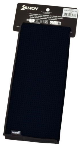 Srixon Tri-Fold MicroFibre Golfhandtuch, schwarz