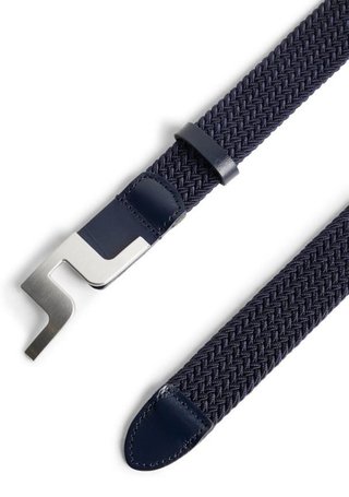 J.Lindeberg Berry Elastic Herren Gürtel, dunkelblau