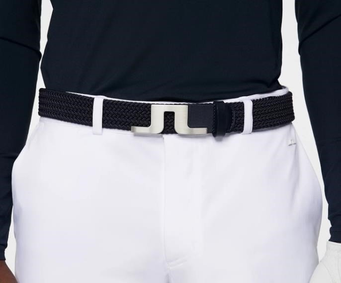 J.Lindeberg Berry Elastic Herren Gürtel, dunkelblau