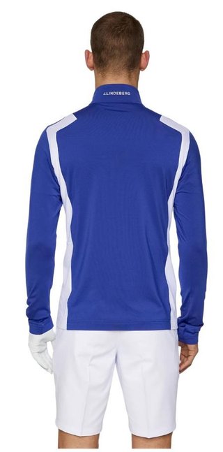 J.Lindeberg Lukas Quarter Zip Mid layer Herren Sweatshirt, clematis blue
