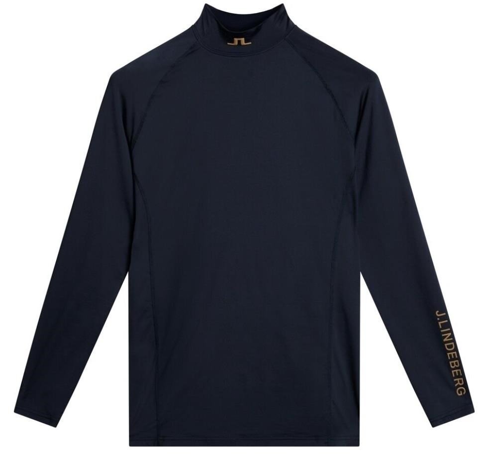 J.Lindeberg Ello Soft Print Herren Kompressionshemd, JL Navy