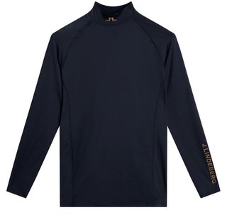 J.Lindeberg Ello Soft Print Herren Kompressionshemd, JL Navy