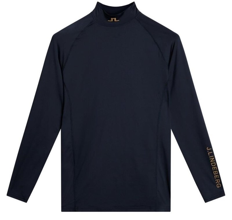J.Lindeberg Ello Soft Print Herren Kompressionshemd, JL Navy