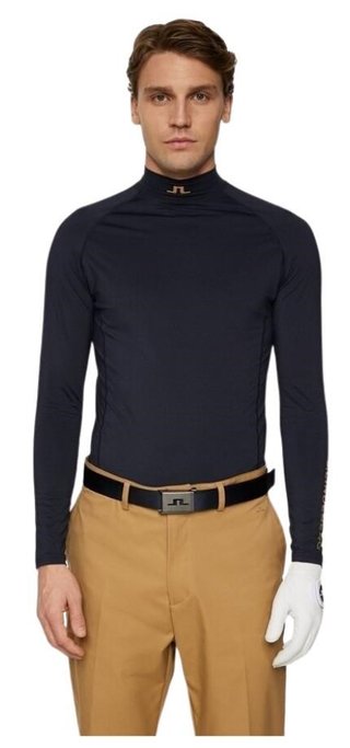J.Lindeberg Ello Soft Print Herren Kompressionshemd, JL Navy