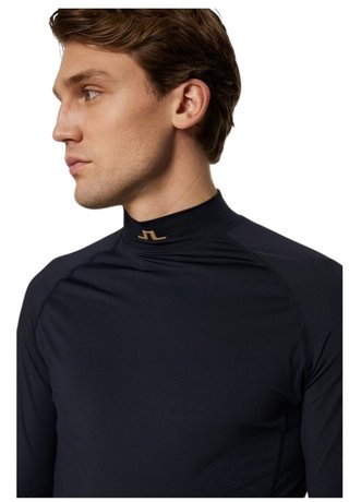 J.Lindeberg Ello Soft Print Herren Kompressionshemd, JL Navy