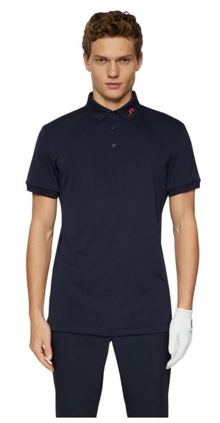 J.Lindeberg KV Print Herren Poloshirt, dunkelblau