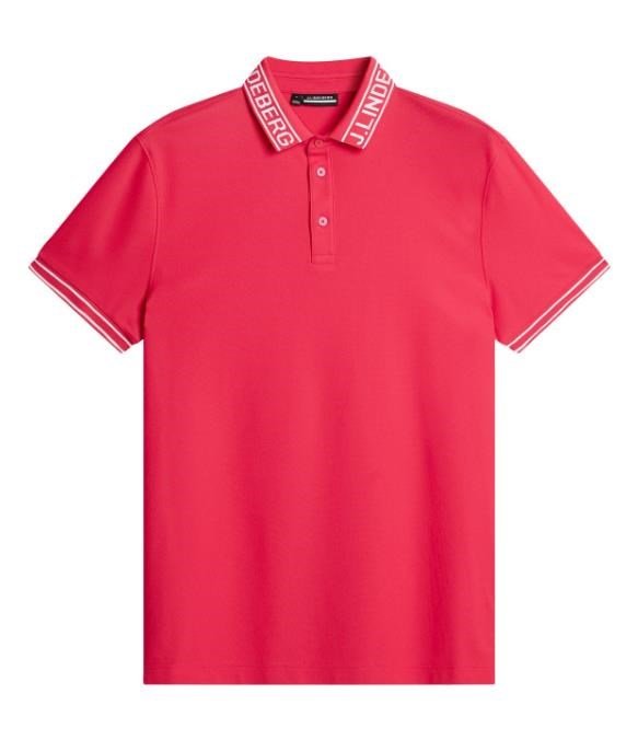J.Lindeberg Austin Herren Poloshirt, azalea