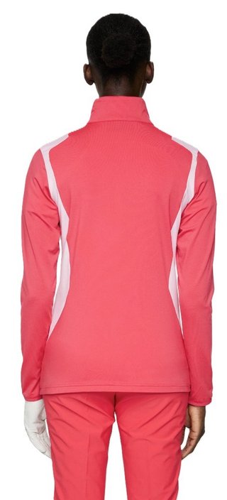 J.Lindeberg Mae Quarter Zip Mid layer Damen Sweatshirt, azalea