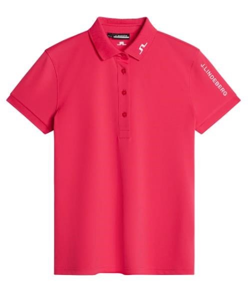 J.Lindeberg Tour Tech Poloshirt, rosa