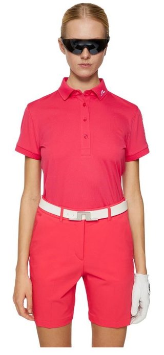 J.Lindeberg Tour Tech Poloshirt, rosa
