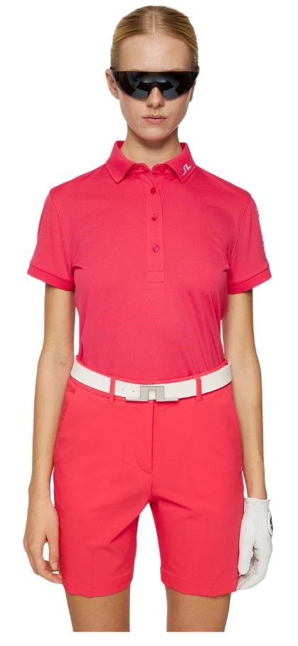 J.Lindeberg Tour Tech Poloshirt, rosa