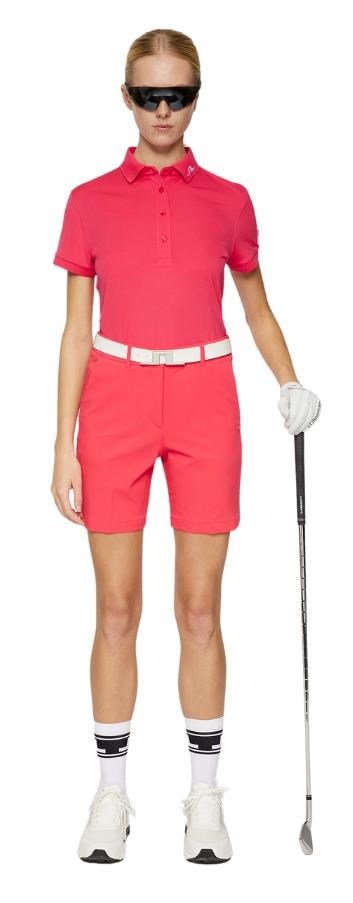 J.Lindeberg Tour Tech Poloshirt, rosa