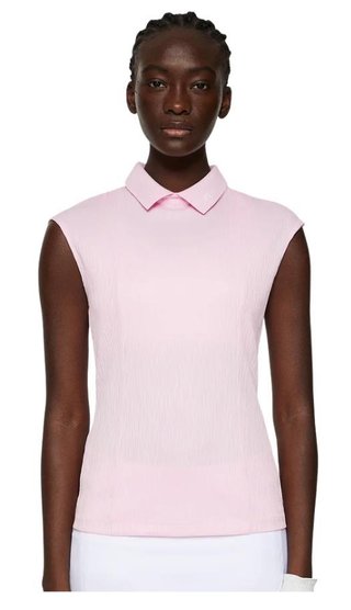J.Lindeberg Lila Sleeveless Damen Poloshirt, rosa