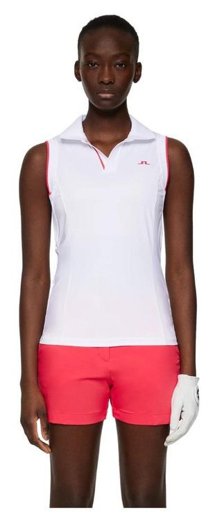J.Lindeberg Viola Damen Poloshirt, weiss