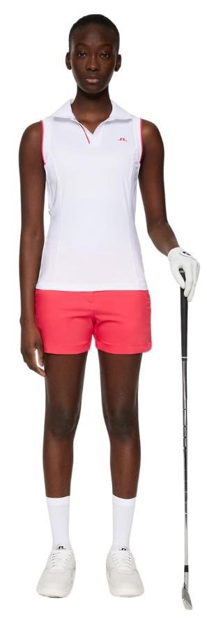 J.Lindeberg Viola Damen Poloshirt, weiss