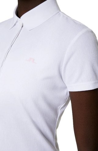J.Lindeberg Karlie Damen Poloshirt, weiss