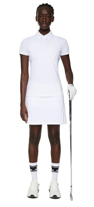 J.Lindeberg Karlie Damen Poloshirt, weiss