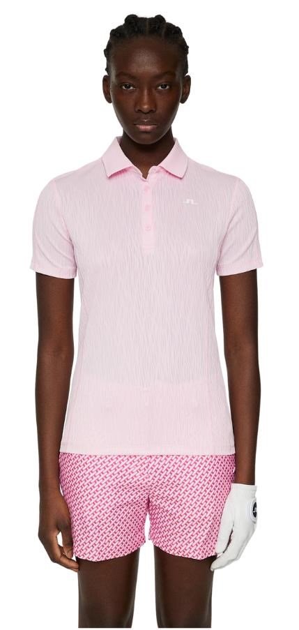 J.Lindeberg Izara Damen Poloshirt, rosa