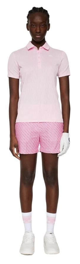 J.Lindeberg Izara Damen Poloshirt, rosa