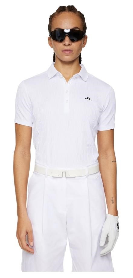 J.Lindeberg Izara Damen Poloshirt, weiss