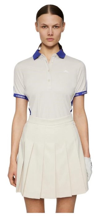 J.Lindeberg Demi Damen Poloshirt, moonbeam