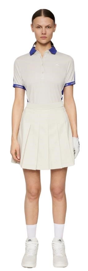J.Lindeberg Demi Damen Poloshirt, moonbeam