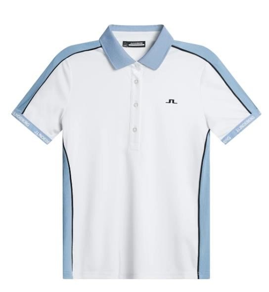 J.Lindeberg Demi Damen Polo, weiss