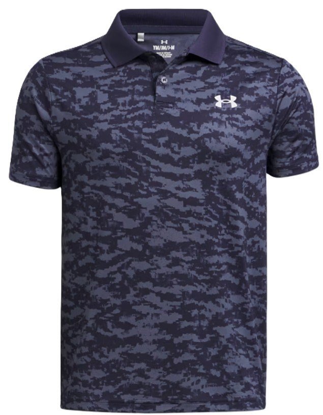 Under Armour Matchplay Printed Junior Poloshirt, midnight navy