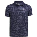 Under Armour Matchplay Printed Junior Poloshirt, midnight navy