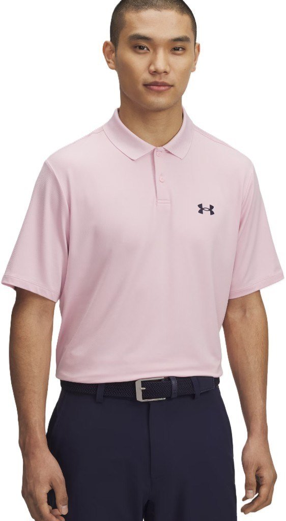 Under Armour Performance 3.0 Herren Poloshirt, rosa