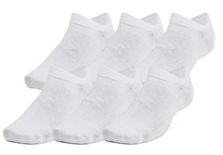 Under Armour Essential No Show Unisex Socken, 6Paar, weiss