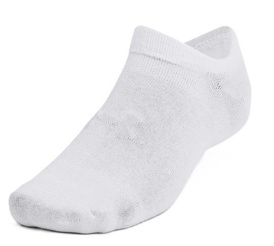 Under Armour Essential No Show Unisex Socken, 6Paar, weiss
