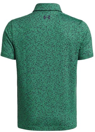 Under Armour Playoff Printed Junior Poloshirt, team kelly grün