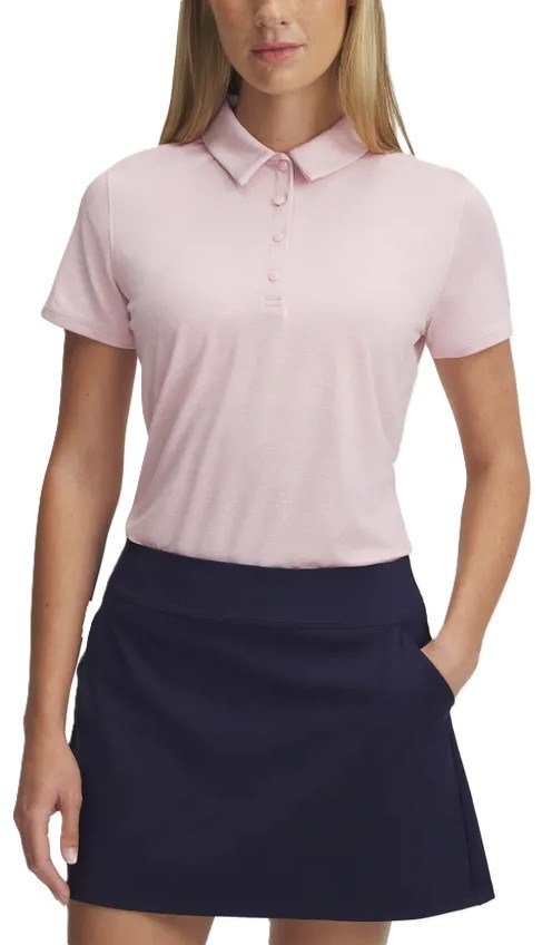 Under Armour Playoff SS Damen Poloshirt, rosa