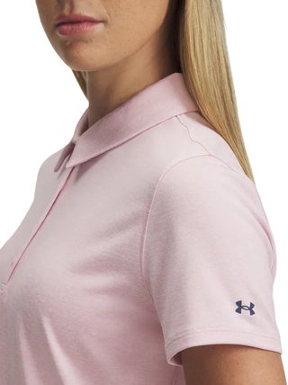 Under Armour Playoff SS Damen Poloshirt, rosa
