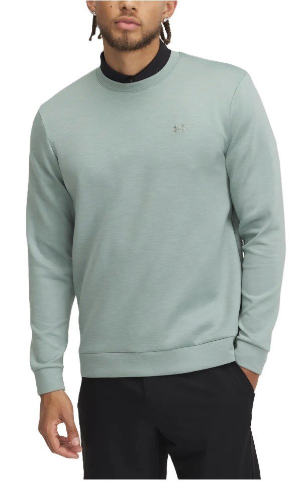 Under Armour Drive Midlayer Crew Herren Sweatshirt, hellgrün