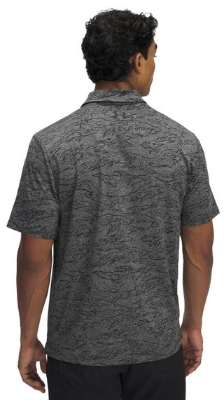 Under Armour Drive Jacquard Herren Poloshirt, schawrz