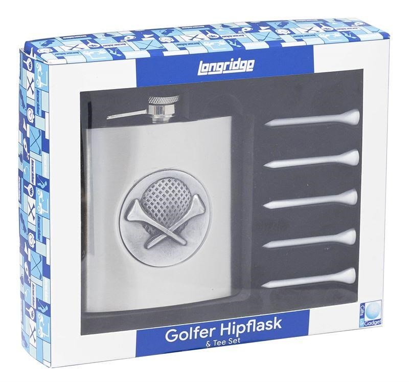 Colin Montgomerie Flachmann + 5 Tees
