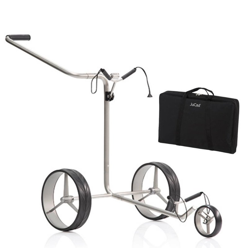 JuCad Titan 3-rädrig Manuell Golftrolley + Tragetasche