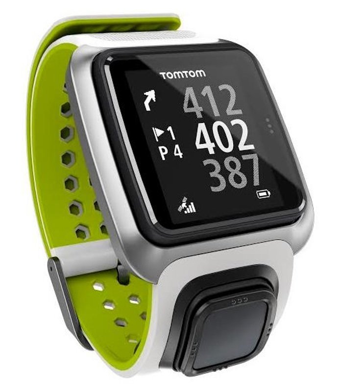TomTom Golfer GPS Golf Uhr, weiss/grün