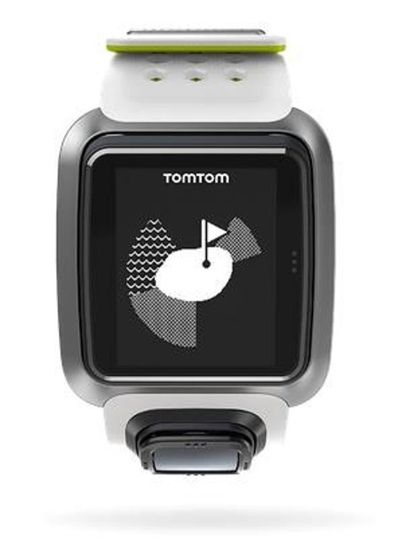 TomTom Golfer GPS Golf Uhr, weiss/grün