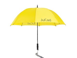 JuCad Teleskop-Golfschirm 68" mit Schirmstift, gelb