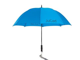 JuCad Teleskop-Golfschirm 68" mit Schirmstift, blau