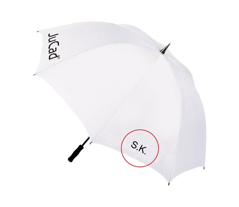 JuCad Teleskop-Golfschirm 68" mit Schirmstift, beige
