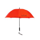 JuCad Teleskop-Golfschirm 68" mit Schirmstift, rot